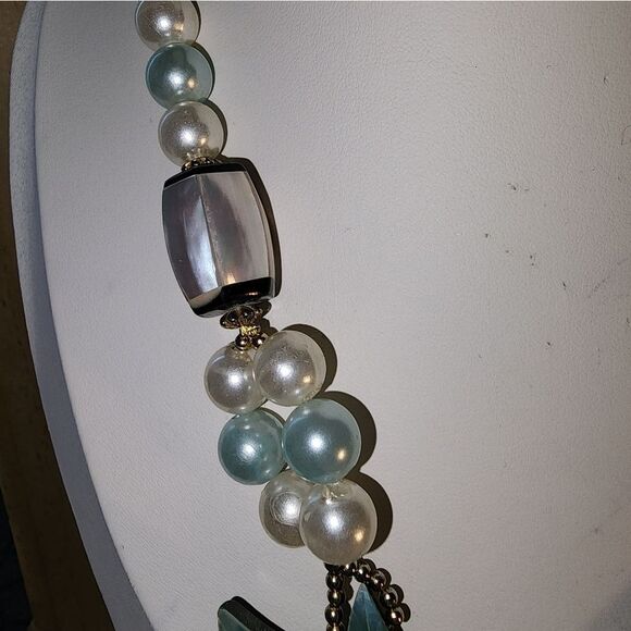 1970's Lee Sands Vintage Mother Of Pearl Inlay Flower 20" - Picture 3 of 9